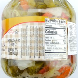 Berrak Mixed Pickles (1600g)