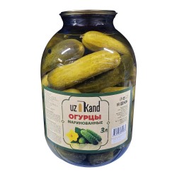 Маринованные корнишоны UzKand (3л)
