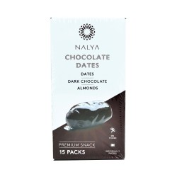 NALYA Chocolate dates - dark choco and almond (450 g)