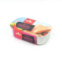 Salmon in oil with chili