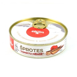 Sprotes tomatu merce "Banga" (160гр)