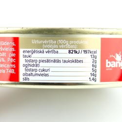 Sprotes tomatu merce "Banga" (160гр)