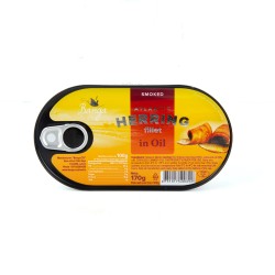 smoked HERRING fillet in oil "Banga"