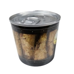 Krupniye shproti v masle s vkusom limona (240g)