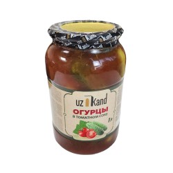 UzKand огурцы в томатном соусе (1-Л)