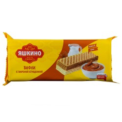 Yashkino condensed milk waffles (300gr)