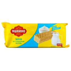 Vafli so slivochnim vkusom "Yashkino" (300gr)