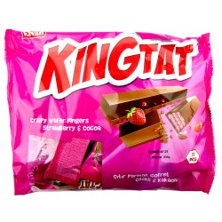 KINGTAT crispy wafer fingers strawberry & cocoa "Elvan" (234gr)